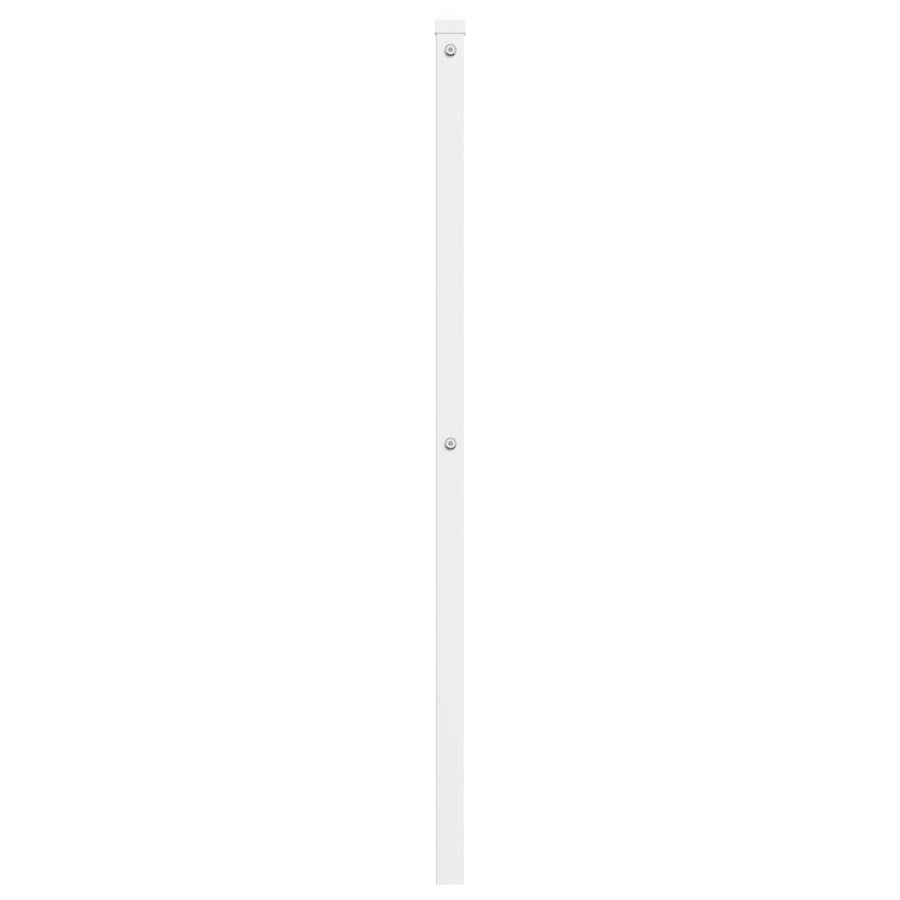 Hoofdbord Metaal 135 cm Wit