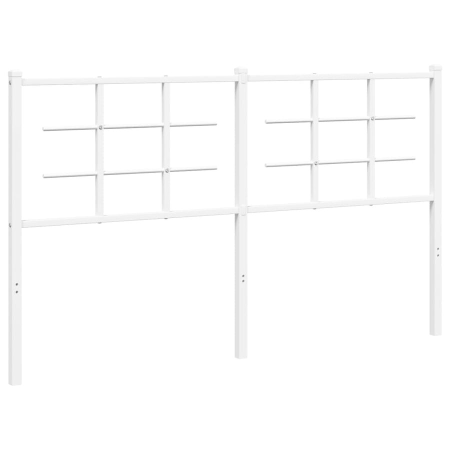 Hoofdbord Metaal 150 cm Wit