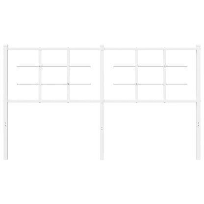 Hoofdbord Metaal 150 cm Wit