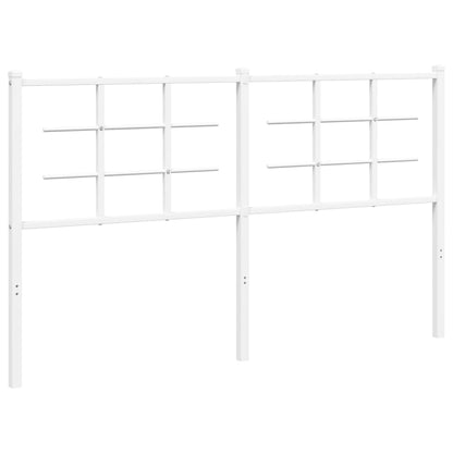 Hoofdbord Metaal 160 cm Wit