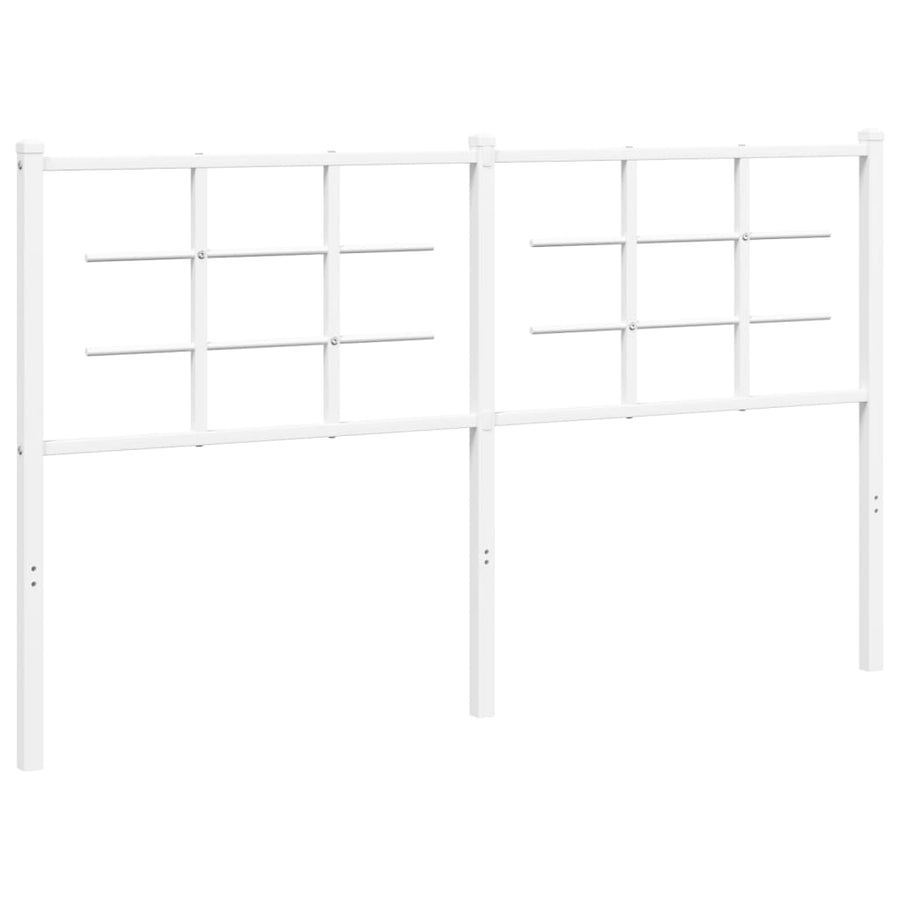 Hoofdbord Metaal 160 cm Wit