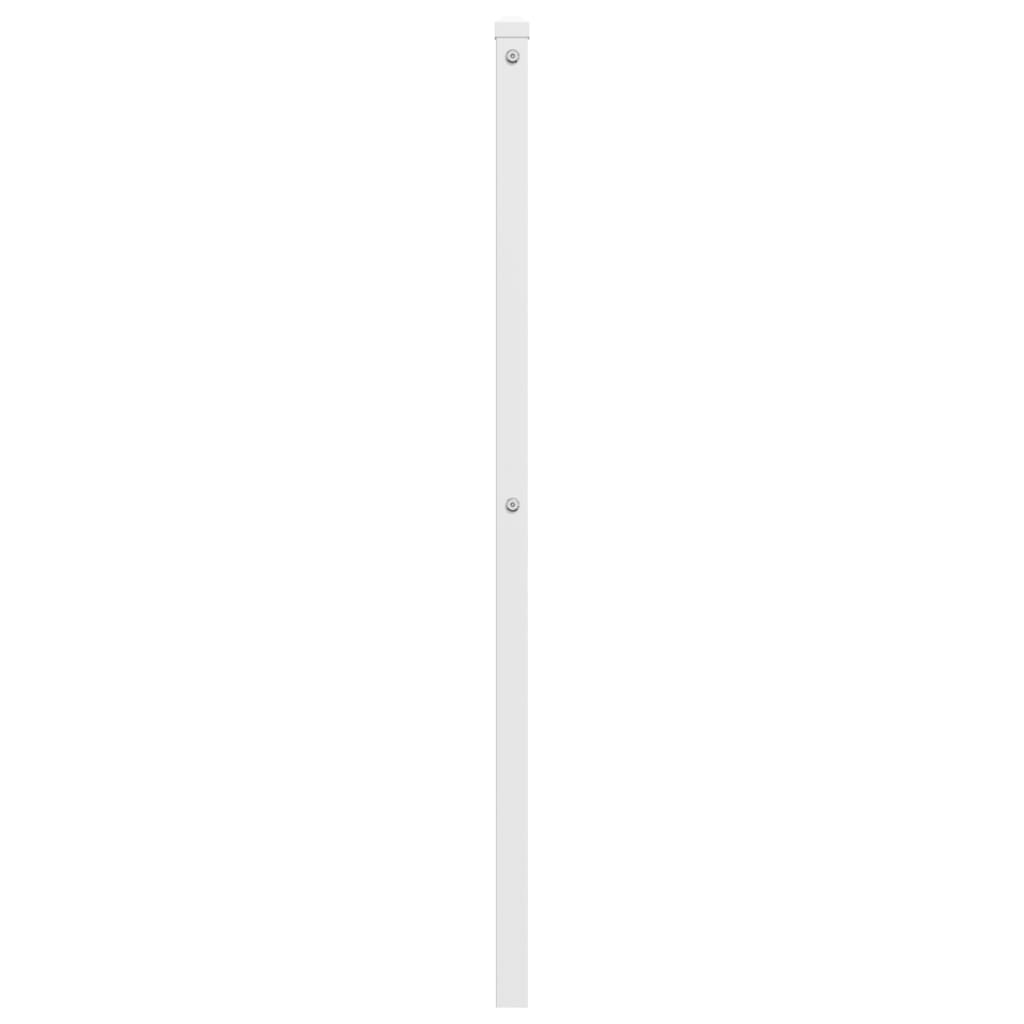Hoofdbord Metaal 160 cm Wit