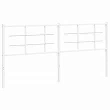 Hoofdbord Metaal 180 cm Wit