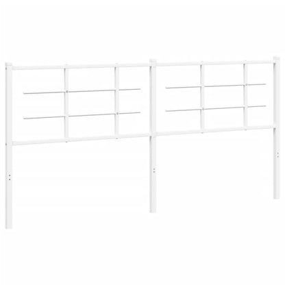 Hoofdbord Metaal 180 cm Wit