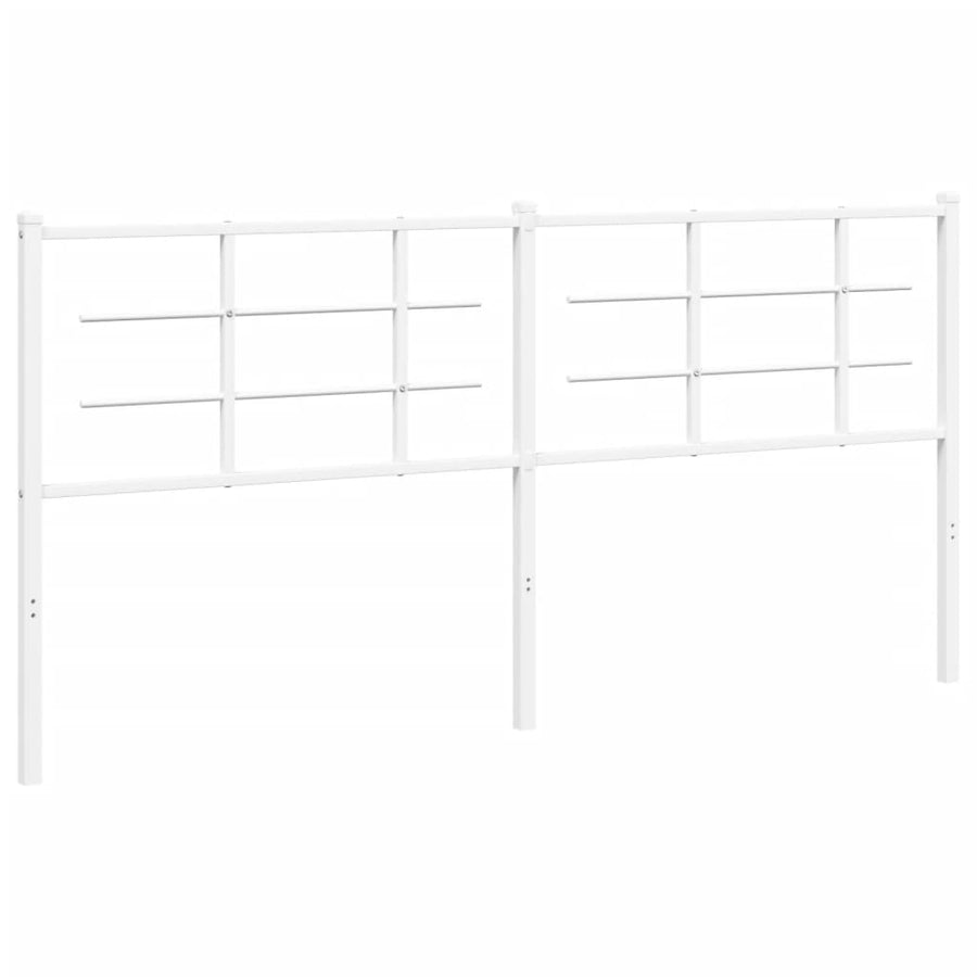Hoofdbord Metaal 180 cm Wit