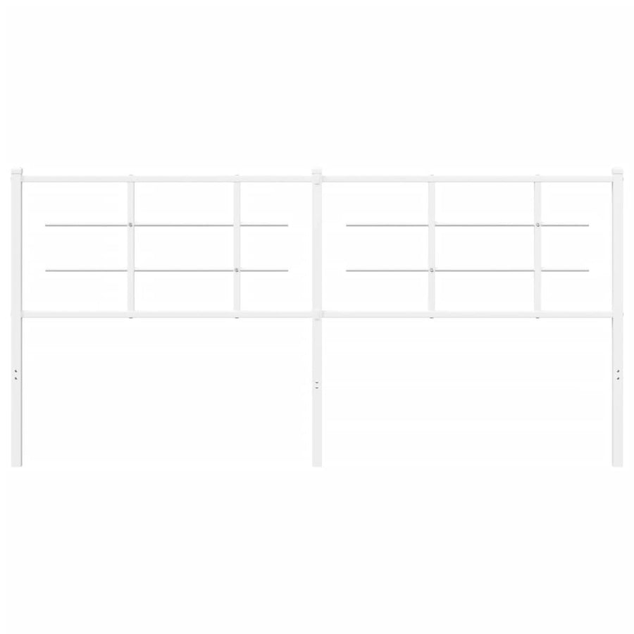 Hoofdbord Metaal 180 cm Wit