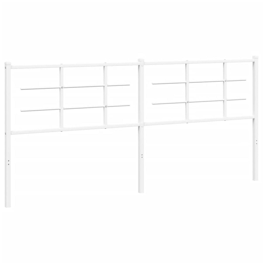 Hoofdbord Metaal 193 cm Wit
