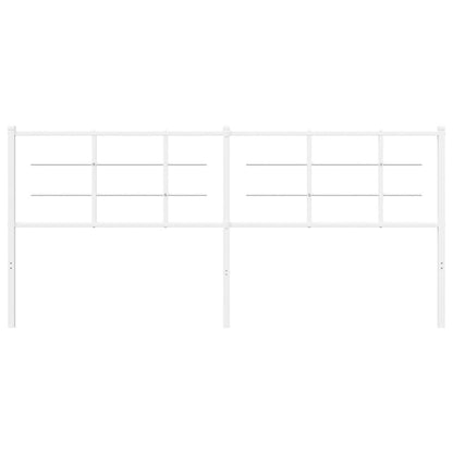 Hoofdbord Metaal 193 cm Wit
