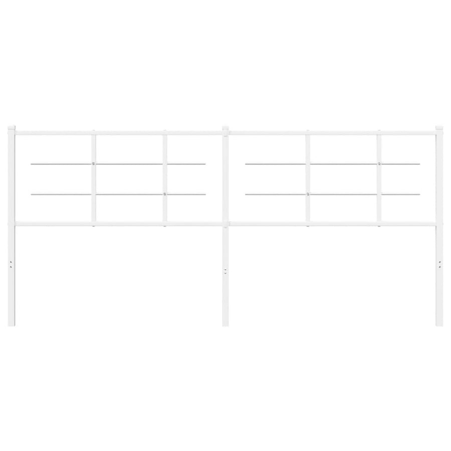 Hoofdbord Metaal 193 cm Wit
