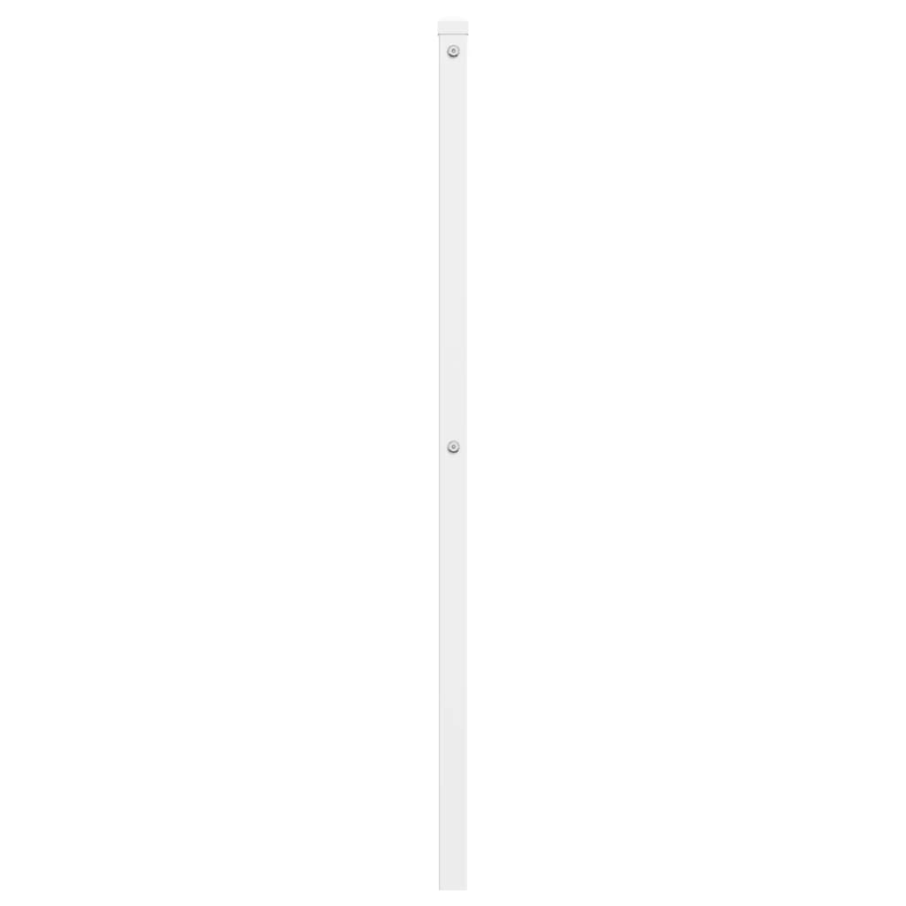 Hoofdbord Metaal 200 cm Wit