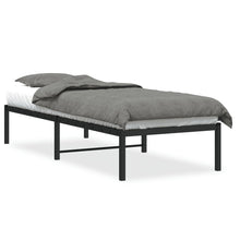 Bedframe Metaal Zwart 80X200 Cm