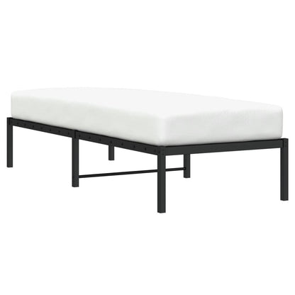 Bedframe Metaal Zwart 80X200 Cm