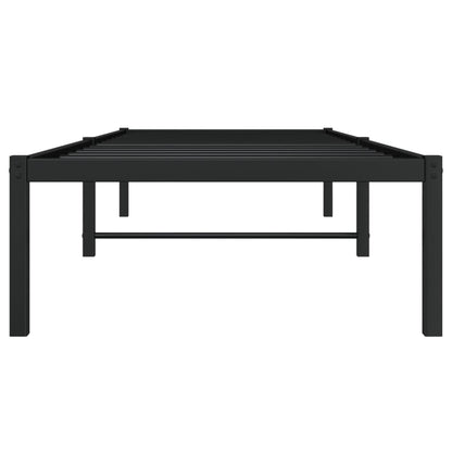 Bedframe Metaal Zwart 80X200 Cm