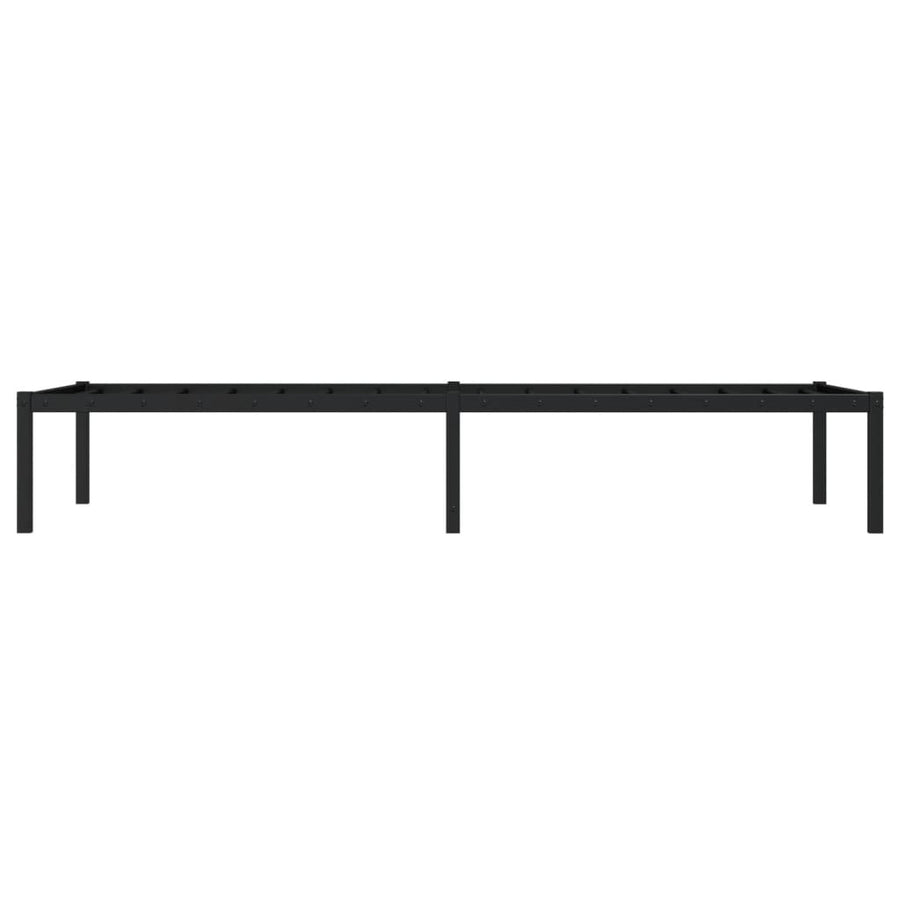 Bedframe Metaal Zwart 80X200 Cm