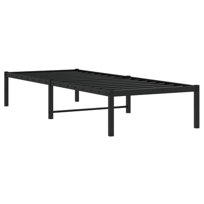 Bedframe Metaal Zwart 80X200 Cm
