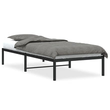 Bedframe Metaal Zwart 90X200 Cm