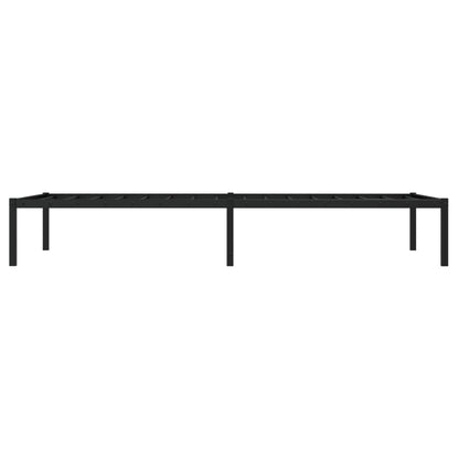 Bedframe Metaal Zwart 90X200 Cm