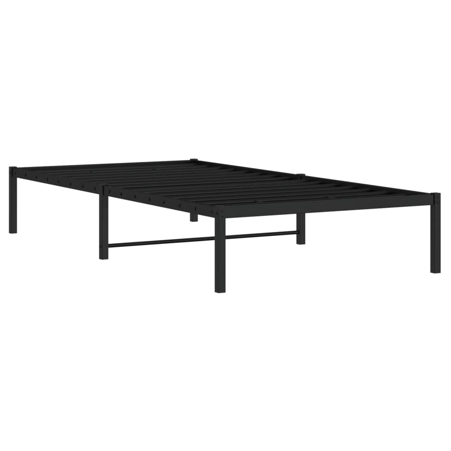Bedframe Metaal Zwart 100X200 Cm