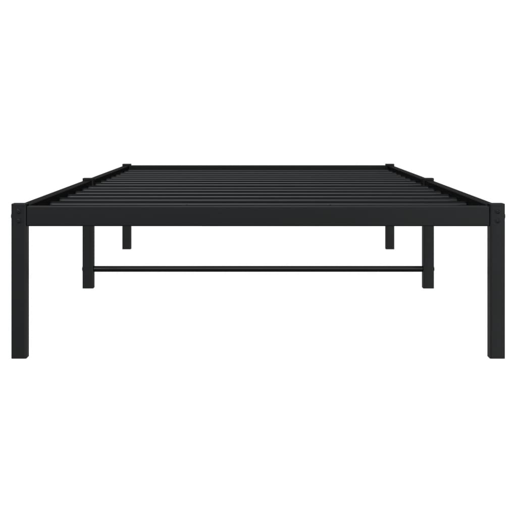 Bedframe Metaal Zwart 100X200 Cm