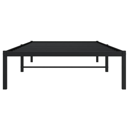 Bedframe Metaal Zwart 100X200 Cm