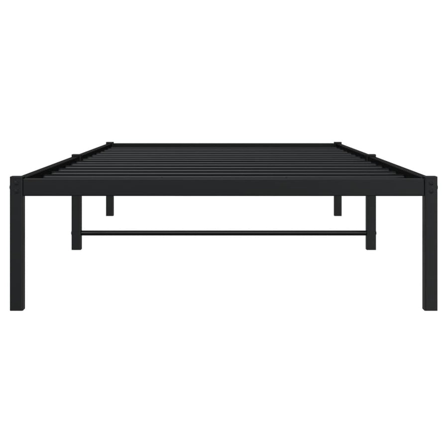Bedframe Metaal Zwart 100X200 Cm