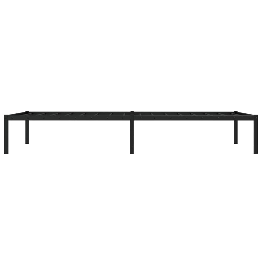 Bedframe Metaal Zwart 100X200 Cm