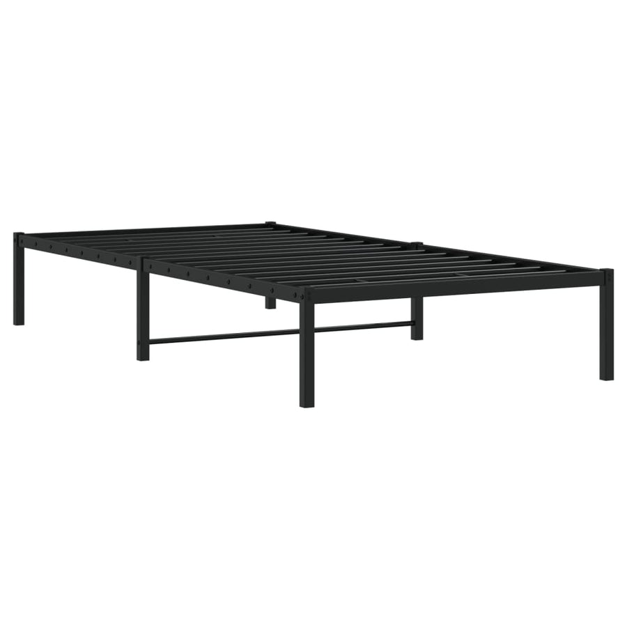 Bedframe Metaal Zwart 100X200 Cm