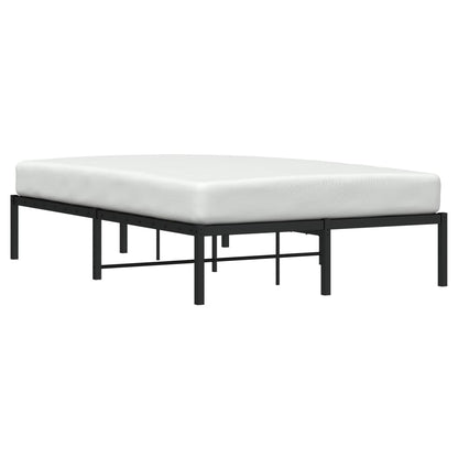 Bedframe metaal zwart 120x190 cm