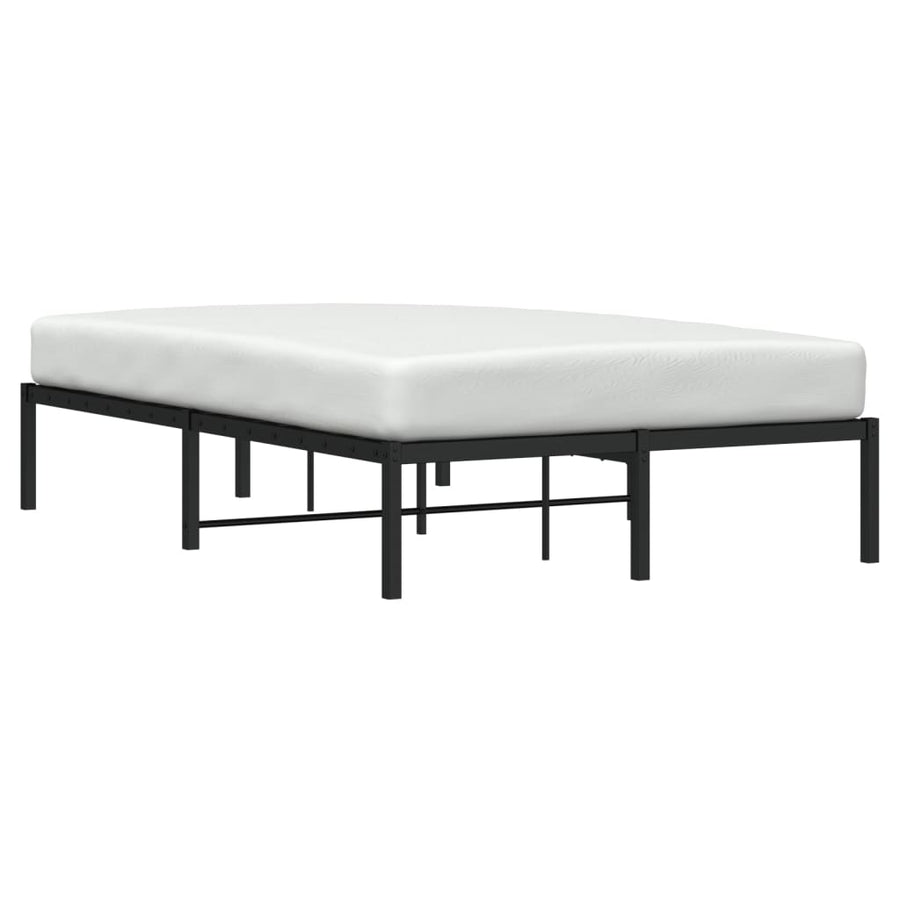 Bedframe metaal zwart 120x190 cm