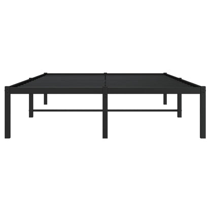 Bedframe metaal zwart 120x190 cm
