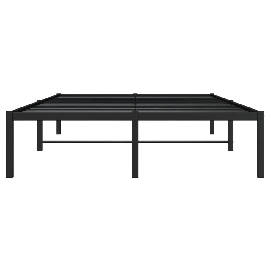 Bedframe metaal zwart 120x190 cm