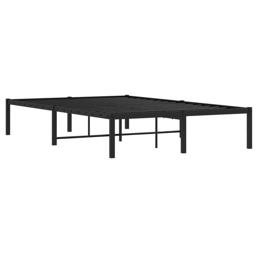 Bedframe metaal zwart 120x190 cm