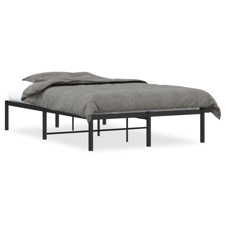Bedframe Metaal Zwart 120X200 Cm