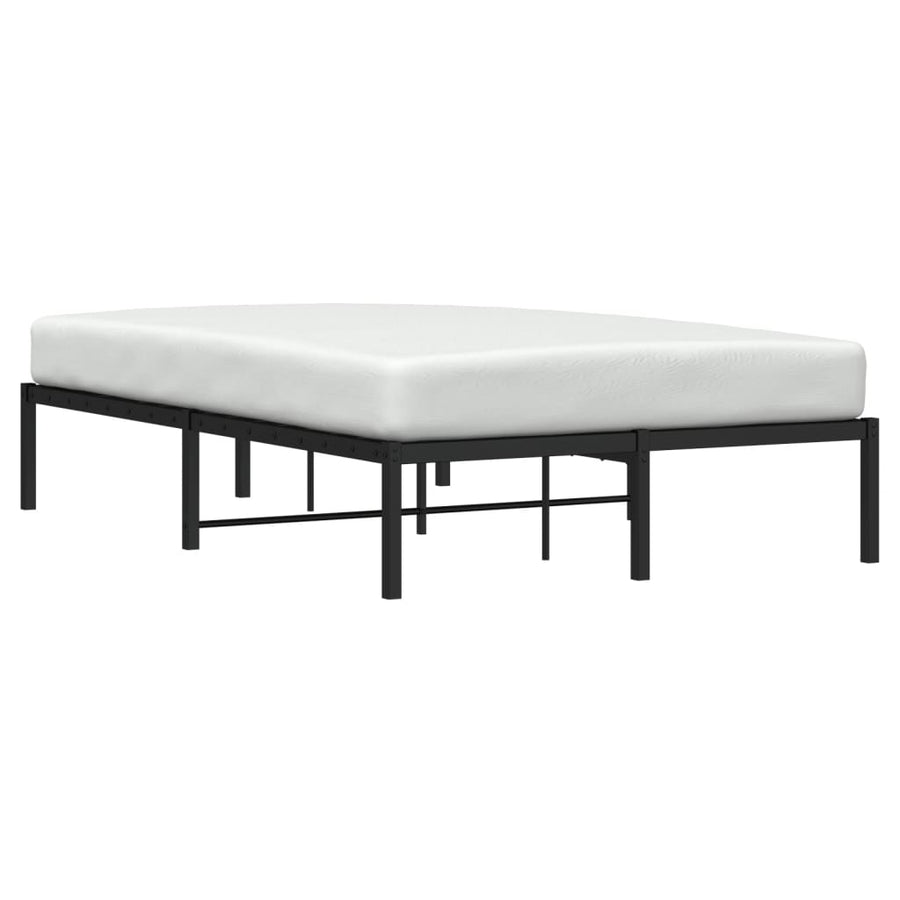 Bedframe Metaal Zwart 120X200 Cm