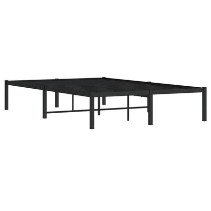 Bedframe Metaal Zwart 120X200 Cm