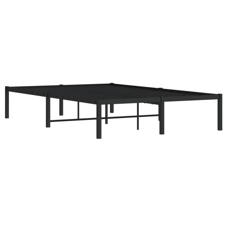 Bedframe Metaal Zwart 120X200 Cm
