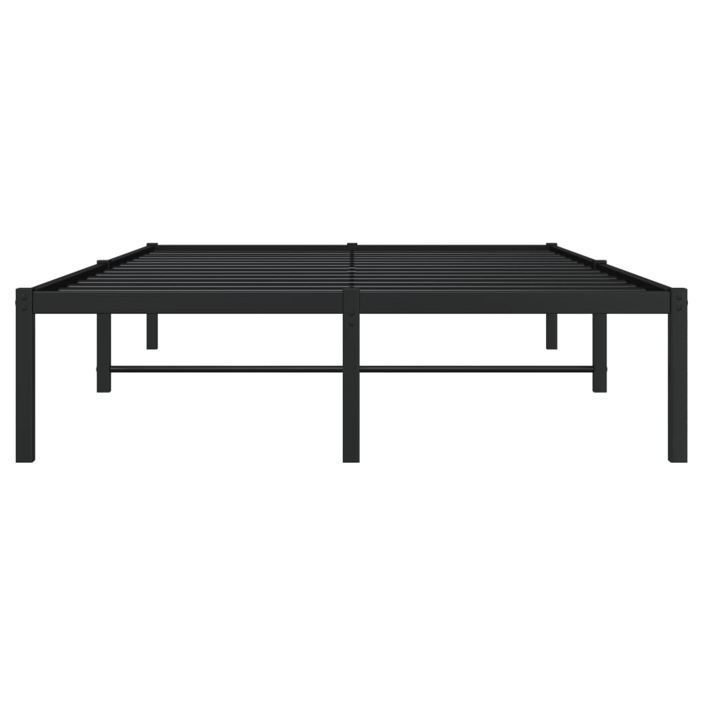 Bedframe Metaal Zwart 120X200 Cm