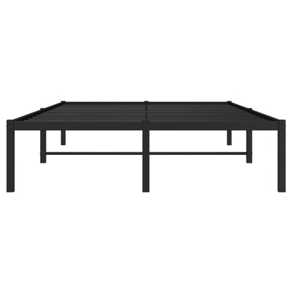 Bedframe Metaal Zwart 120X200 Cm