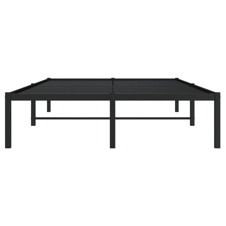 Bedframe Metaal Zwart 120X200 Cm