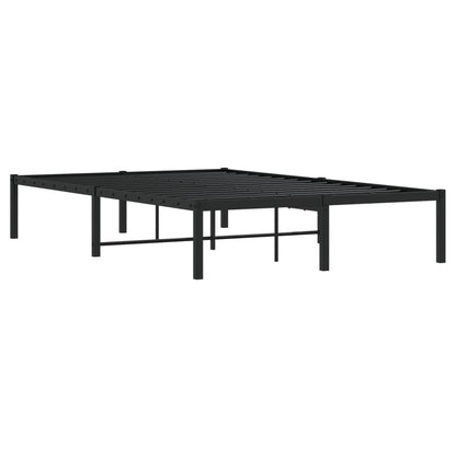 Bedframe Metaal Zwart 120X200 Cm