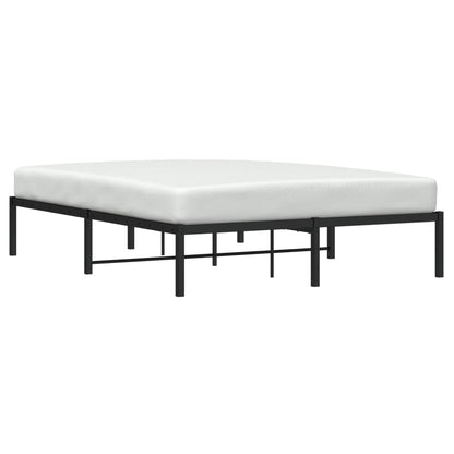 Bedframe Metaal Zwart 140X190 Cm