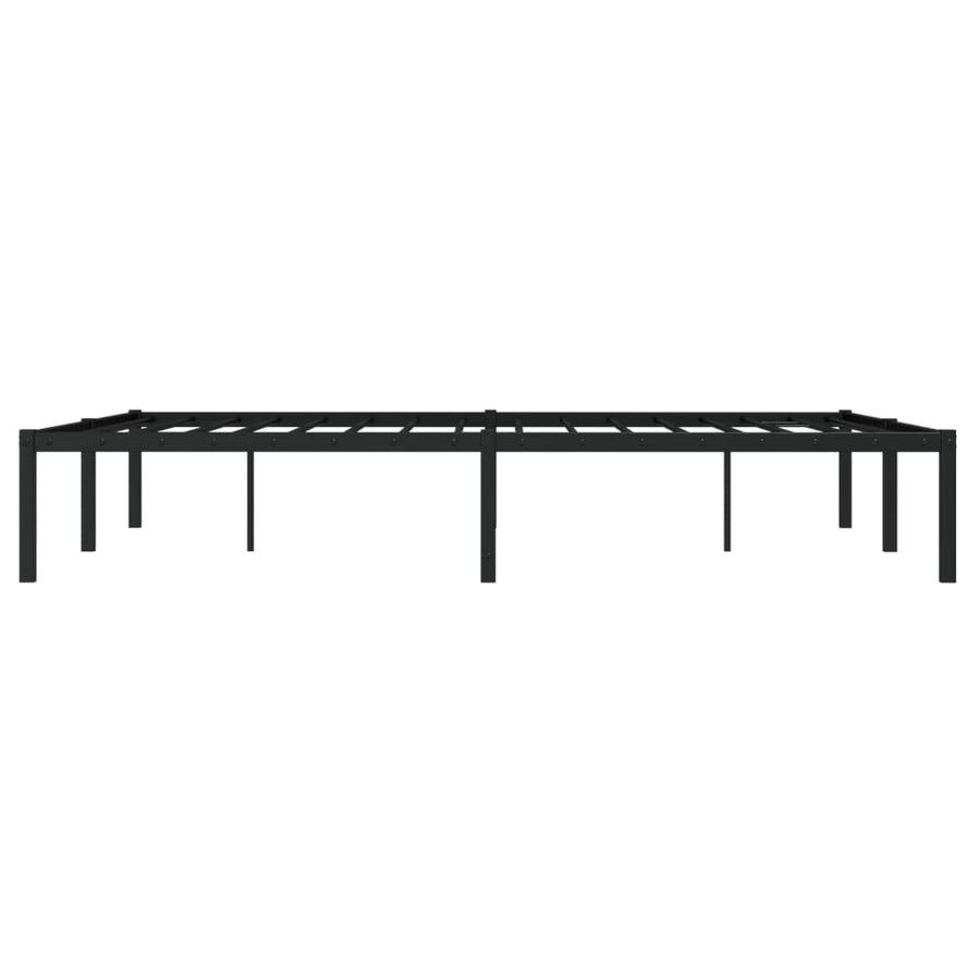 Bedframe Metaal Zwart 140X190 Cm