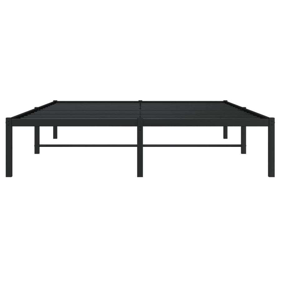 Bedframe Metaal Zwart 140X200 Cm