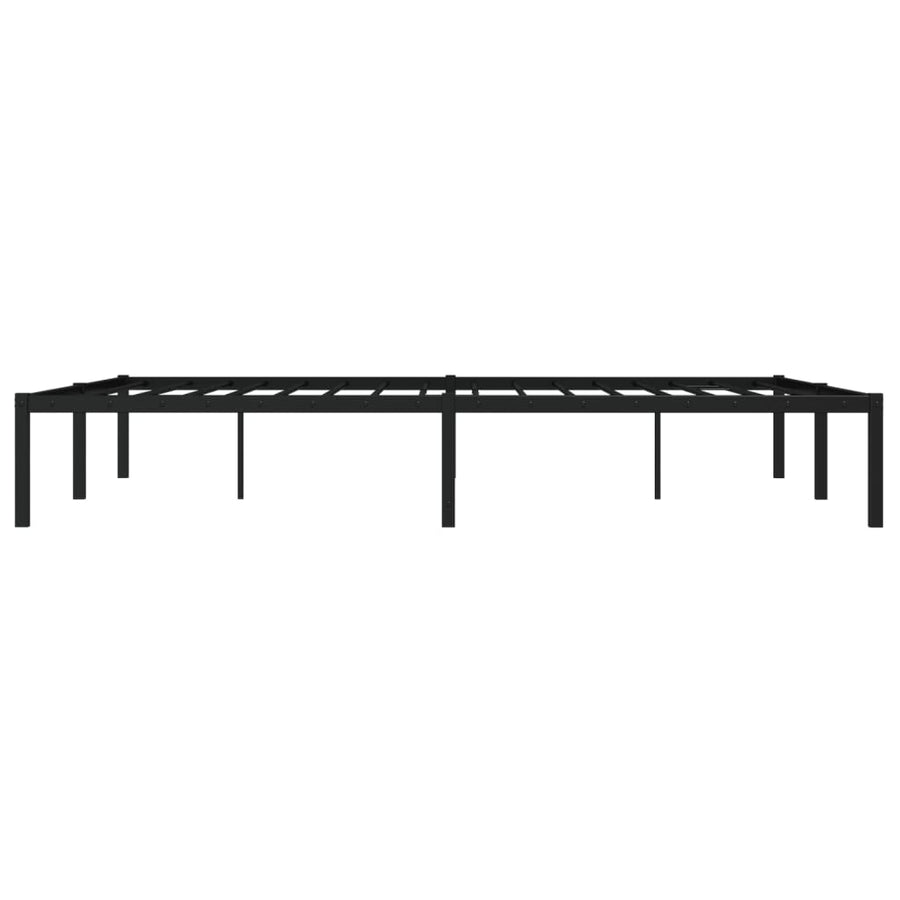 Bedframe Metaal Zwart 160X200 Cm