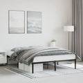 Bedframe metaal zwart 160x200 cm