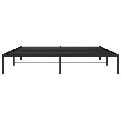 Bedframe metaal zwart 183x213 cm