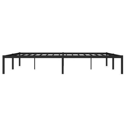 Bedframe metaal zwart 183x213 cm