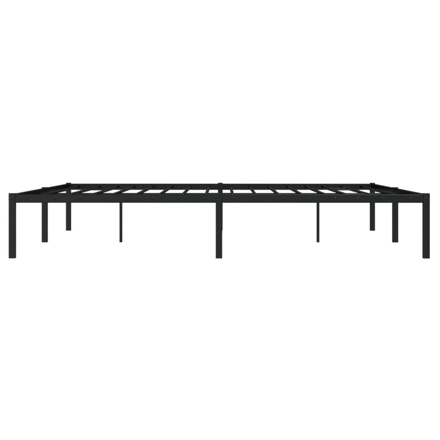 Bedframe metaal zwart 183x213 cm