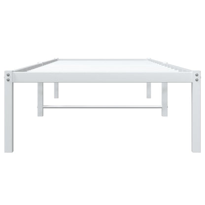 Bedframe Metaal Wit 80X200 Cm