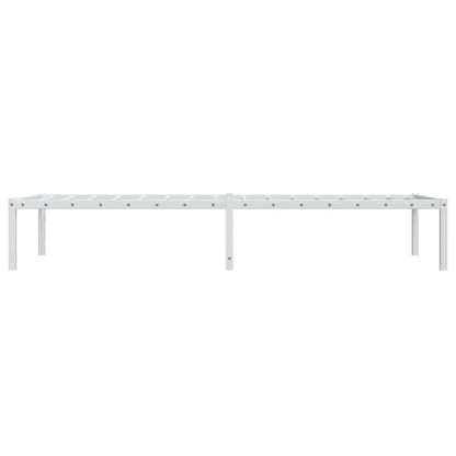 Bedframe Metaal Wit 80X200 Cm